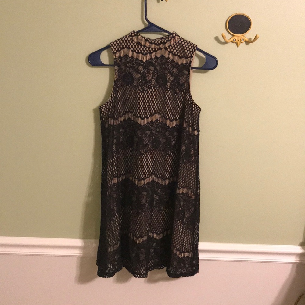 Black lace dress